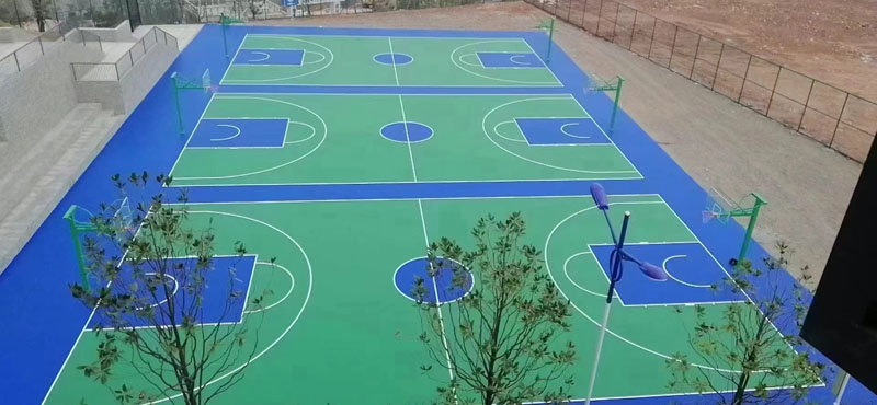 硅pu篮球场